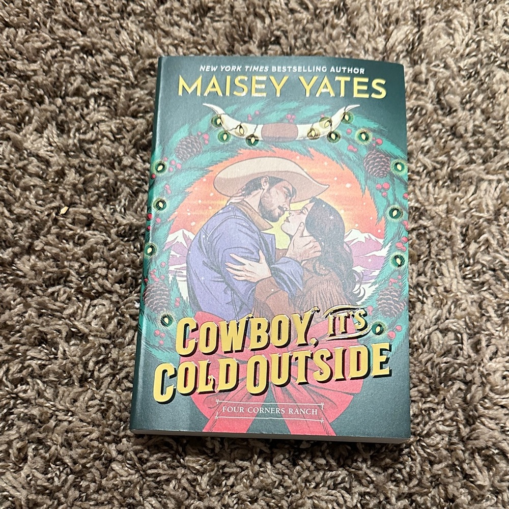 Chronicle Books Cowboy It's Cold Outside - Green and Red Cover
